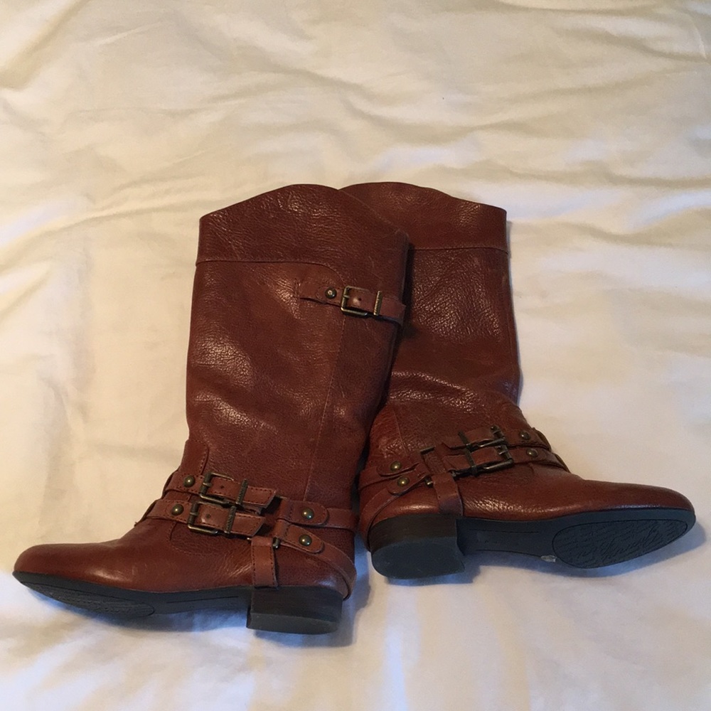 Brown Flat Boots